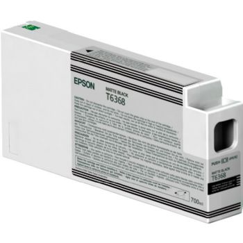 Epson T6368 C13T636800 Mat Sort Blækpatron, 700 ml