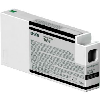 Epson T6361 C13T636100 Foto Sort Blækpatron, 700 ml