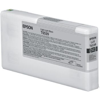 Epson T6539 C13T653900 Lys Lys Sort Blækpatron, 200 ml