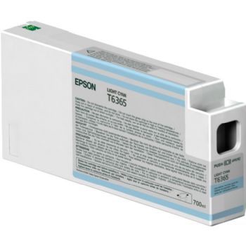 Epson T6365 C13T636500 Lys Cyan Blækpatron, 700 ml