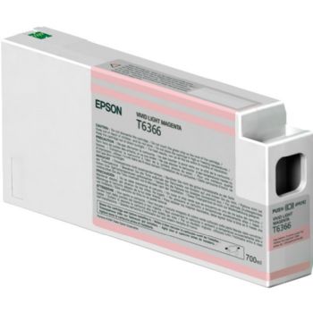 Epson T6366 C13T636600 Lys Magenta Blækpatron, 700 ml