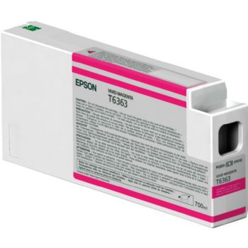 Epson T6363 C13T636300 Magenta Blækpatron, 700 ml