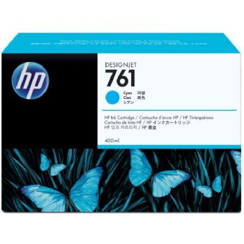 HP 761 CM994A Cyan Blækpatron, 400 ml