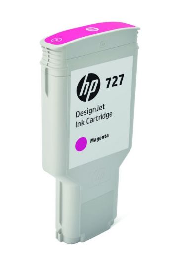 HP 727 F9J77A Magenta Blækpatron, 300 ml