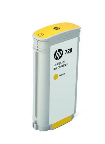 HP 728 F9J65A Gul Blækpatron, 130 ml