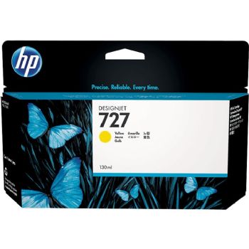 HP 727 B3P21A Gul Blækpatron, 130 ml