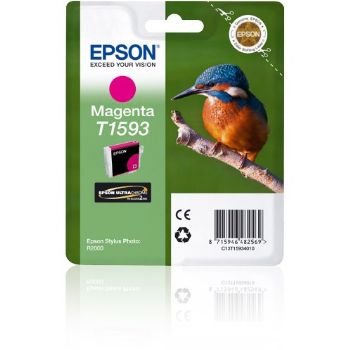 Epson T1593 C13T15934010 Magenta Blækpatron, 17 ml