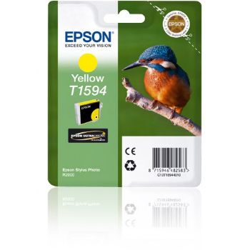 Epson T1594 C13T15944010 Gul Blækpatron, 17 ml