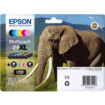 EPSON Ink Cartridge Multipck 6-col.24XL