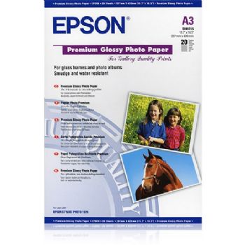 Epson Glossy A3 fotopapir 255g hvid 20ark