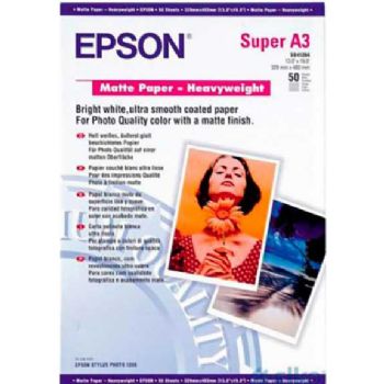 Epson Heavyweight A3 papir hvid 50ark