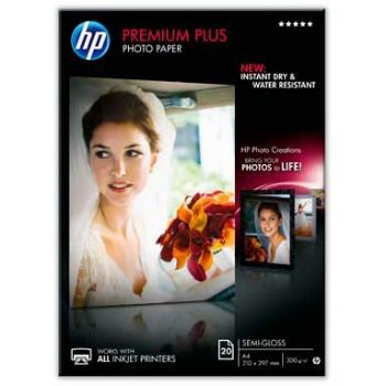 HP Premium Semi-gloss A4 fotopapir 300g 20ark