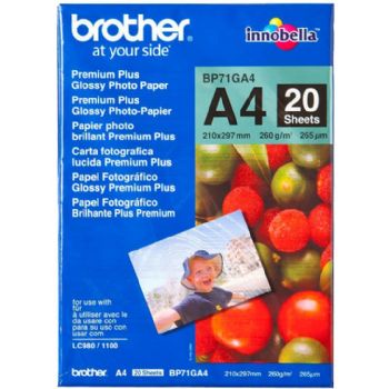 Brother BP-71GA4 fotopapir A4 20 ark