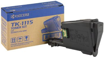 Kyocera TK-1115 sort lasertoner, 1.600 sider