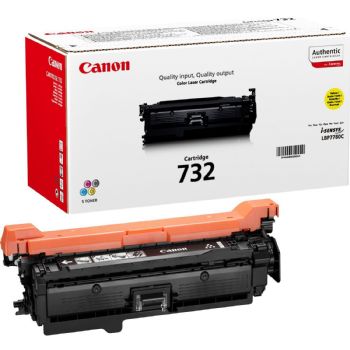 Canon CRG-732Y 6260B002 Gul Lasertoner, 6.400 sider