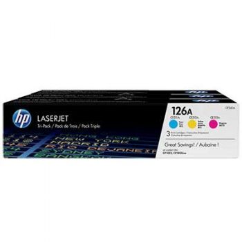 HP Toner CF341A 126A Tri Pack CE311A+CE312A+C313A