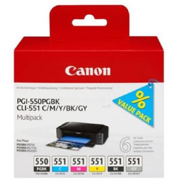 Canon Ink 6496B005 Multipack PGI-550 / CLI-551