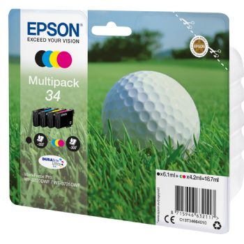 Epson Ink C13T34664010 CMYK 34