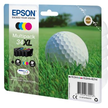 Epson Ink C13T34764010 CMYK 34XL