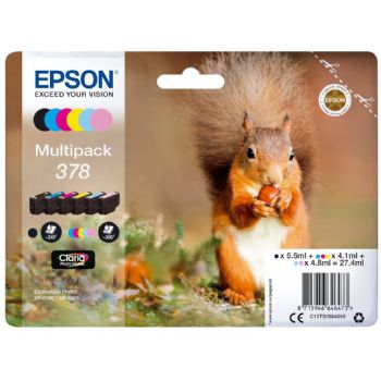 Epson Ink C13T37884010 6color 378