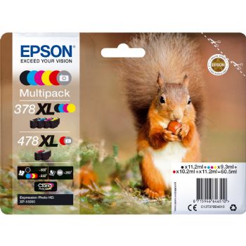 Epson Ink C13T379D4010 6color 378XL/478XL