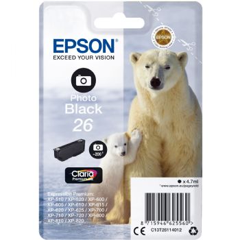 Epson Ink C13T26114012 FBK 26