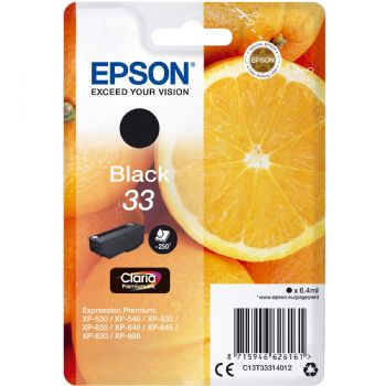 Epson Ink C13T33314012 BK 33