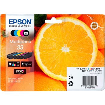 Epson Ink C13T33374011 CMYK 33