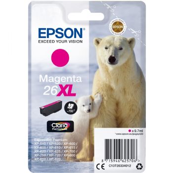 Epson Ink C13T26334012 M 26XL