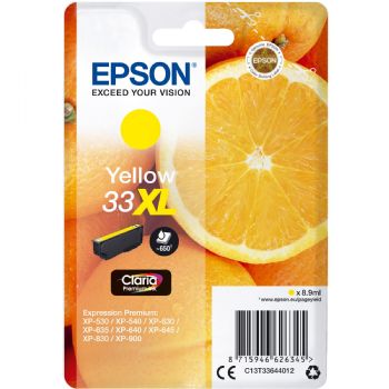 Epson Ink C13T33644012 Y 33XL