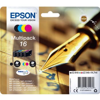 Epson Ink C13T16264012 BK 16