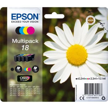 Epson Ink C13T18064012 BK 18