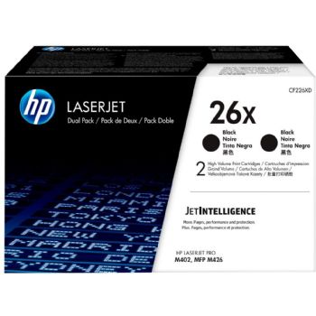 HP Toner CF226XD BK 2-pack 26X