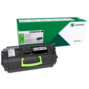 Lexmark Toner 63B2000 BK 63B2000