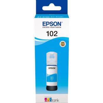 Epson 102 C13T03R340 cyan blækpatron, 6.000 sider