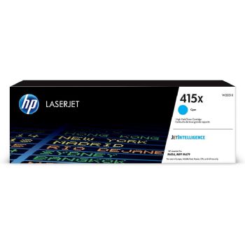 HP 415X lasertoner kassette cyan, 6.000 sider -  W2031X