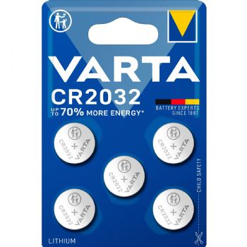 VARTA knapcellebatteri CR2032 5 stk