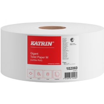 Katrin Gigant toiletpapir M 1-lags hvid 102060