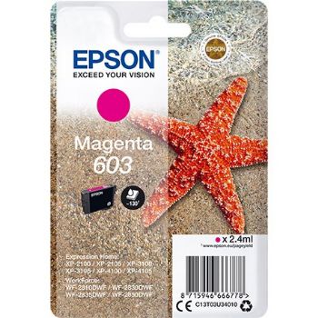 Epson 603 C13T03U34010 magenta blækpatron 2,4 ml