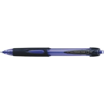 Uni-ball PowerTank ECO pen med 0,4 mm stregbredde i hylsterfarven lilla