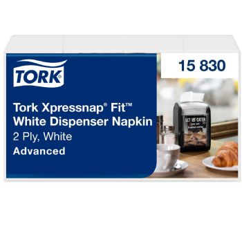 Tork 15830 Xpressnap 720 dispenserservietter hvid