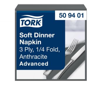 Tork 509401 Tissue 39x39 cm 100 servietter grå