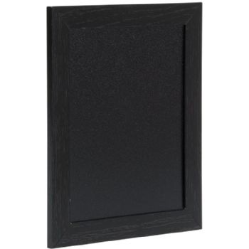 Securit Woody chalkboard 24x20x1cm sort