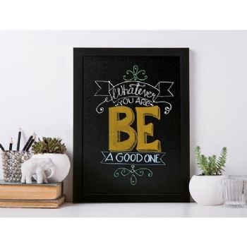 Securit Woody chalkboard 40x30x1cm sort