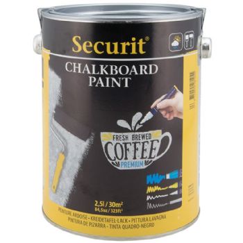 Securit chalkboardmaling 2,5L sort