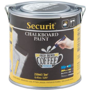 Securit chalkboardmaling 250ml sort