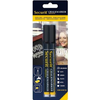 Securit kalkmarker 1-2mm 2 penne