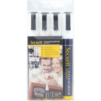 Securit kalkmarker 2-6mm 4 penne