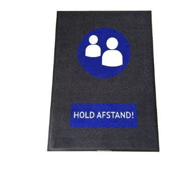 MultiLine Budskabsmåtte \'hold afstand\' 90x150cm