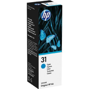 HP 31 blækflaske 8000 ark cyan